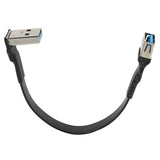 USB 3.0 Flat Extension Cable 10cm Right Angle
