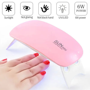 Mini UV Resin Curing Lamp 6W USB Charge Portable UV Dryer