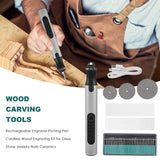 USB Engraving Pen, Rechargeable Etcher, Cordless Engraving Kit