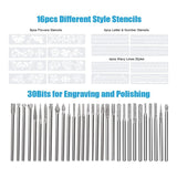 USB Engraving Pen, Rechargeable Mini Engraver Etching Pen with Accessories