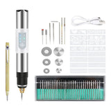 USB Engraving Pen, Rechargeable Mini Engraver Etching Pen with Accessories