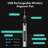 USB Rechargeable Engraving Pen 35 Bits Portable DIY Electric Engraving Pen