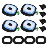 USB Rechargeable Light for LED Knit Beanie Hat, 4 Pieces