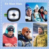 USB Rechargeable Light for LED Knit Beanie Hat, 4 Pieces