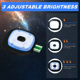 USB Rechargeable Light for LED Knit Beanie Hat, 4 Pieces