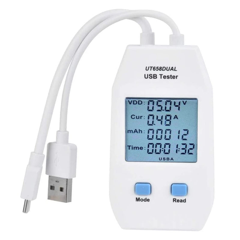 LCD USB Tester Detector Voltmeter Ammeter Power Capacity Meter