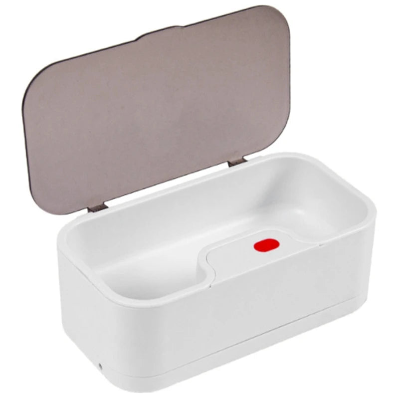 Portable USB Ultrasonic Cleaner for Glasses Jewelry Watch Deep Cleaning