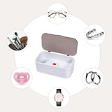 Portable USB Ultrasonic Cleaner for Glasses Jewelry Watch