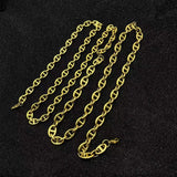 8mm 10MM Stainless Steel Chain Necklace For Men Women