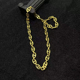 8mm 10MM Stainless Steel Chain Necklace For Men Women