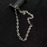 8mm 10MM Stainless Steel Chain Necklace For Men Women