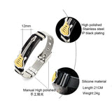 Stainless Steel Guitar Mesh Bracelet Strap Gold Bangle
