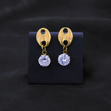 Coffee Bean Nose Necklace Earrings Set