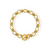 USENSET Stainless Steel Link Chain Necklace & Bracelet Set