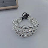 925 Silver Hat Logo Bracelet