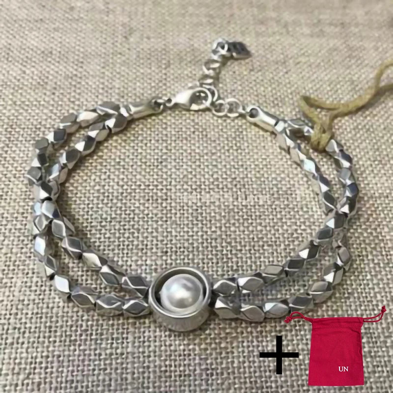 USL3 Autumn Winter Hat Logo 925 Silver Bracelet Jewelry