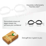 USPS Engraving Braided String Bracelets for Couples Men Women