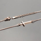 Stainless Steel Chain Cross Anklets Women Summer Sandals Jewelry