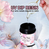 High Transparency UV DIP Resin Crystal Flower Crafts Liquid