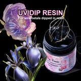 High Transparency UV DIP Resin Crystal Flower Crafts Liquid