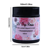 Odorless UV Dip Resin Glue for Flower Making