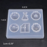 UV Resin Crafts DIY Crystal Epoxy Mold Silicone Molds