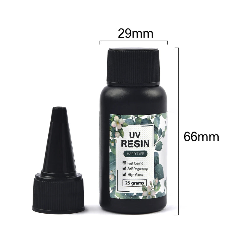 UV Resin Glue 10/25g Curing Sunlight Activated Hard DIY Jewelry Making