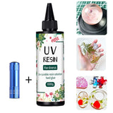 UV Resin Glue 1000g Epoxy Resin and UV Lamp