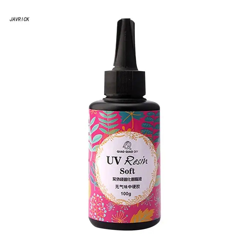 UV Resin Glue Crystal Clear Epoxy Resin Jewelry Making Middle Hard Glues