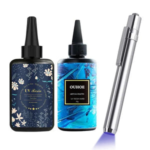UV Resin Hard Glue Quick Drying Crystal Clear LED Ultraviolet Solar Curing Glue