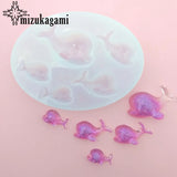 Cartoon Dolphin UV Resin Jewelry Silicone Mold