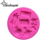 UV Resin Happy Year Lantern Shape Silicone Mold for DIY Necklace