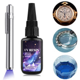 UV Resin Glue Lamp 25g Adhesive Fast Drying High Hardness Epoxy Resin Adhesive