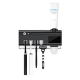UV Toothbrush Holder Toothbrush Sterilizer Automatic Toothpaste Dispenser Set