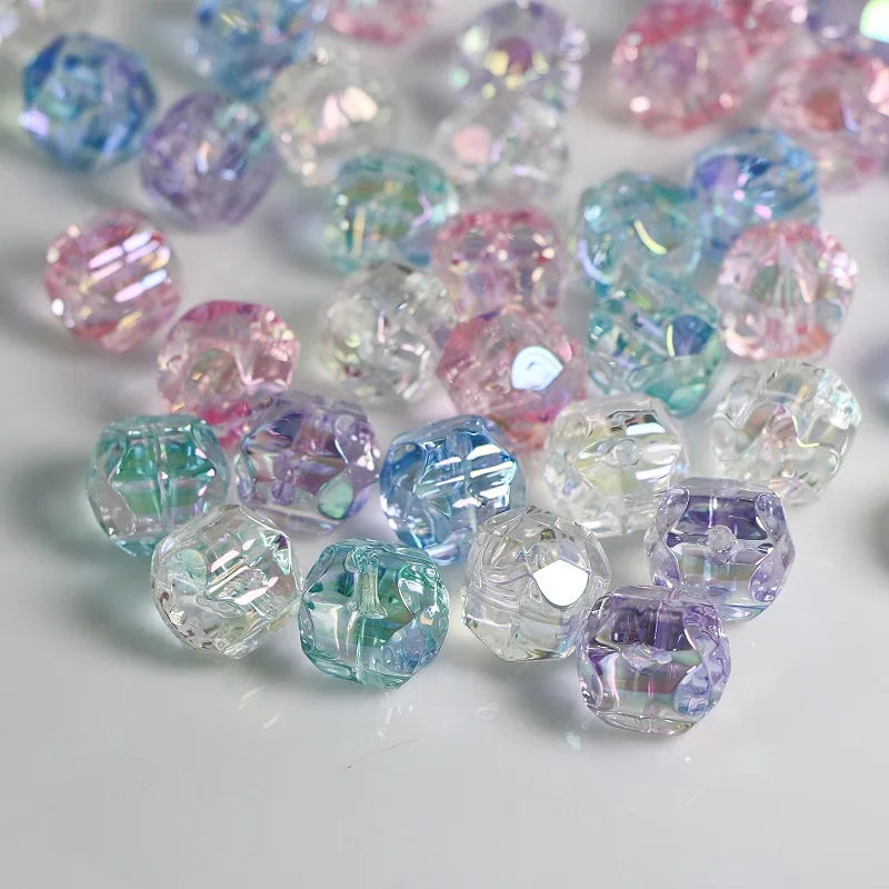 UV Distorted Star Beads for DIY Jewelry Making