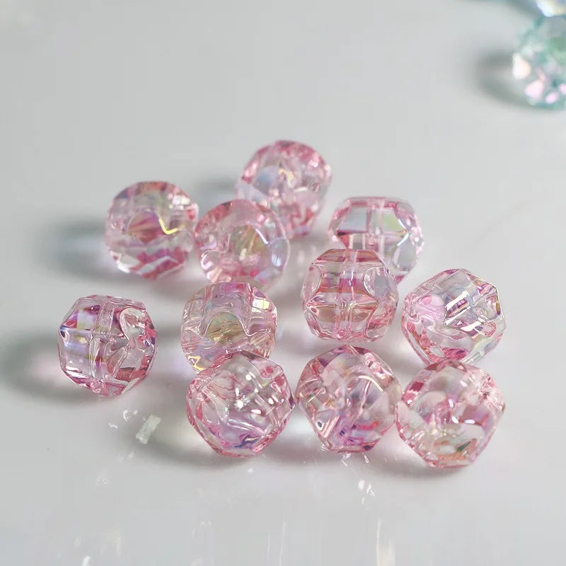 UV Distorted Star Beads for DIY Jewelry Making