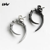 Animal Paw Ear Stud Earrings Stainless Steel Unisex Piercing Jewelry