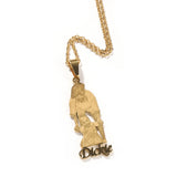 Family Stainless Steel Pendant Necklace & Silver Souvenir Jewelry