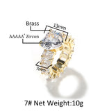 Baguettecz Stones Pink Heart Rings for Women