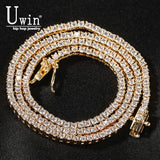2mm Tennis Chain Bracelet CZ Micro Bling Hiphop Men Women Jewelry