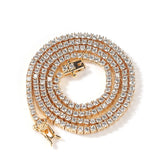 2mm Tennis Chain Bracelet CZ Micro Bling Hiphop Men Women Jewelry