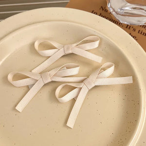 3Pcs Ribbon Bow Hair Clips for Girls Sweet HairPins Small