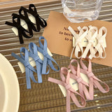 3Pcs Ribbon Bow Hair Clips for Girls Sweet HairPins Small