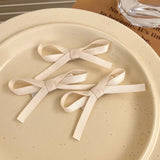 3Pcs Ribbon Bow Hair Clips for Girls Sweet HairPins Small