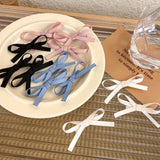 3Pcs Ribbon Bow Hair Clips for Girls Sweet HairPins Small