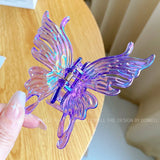 Colorful Butterfly Hair Claws Women Hair Clips Geometric Hairpins Barrettes