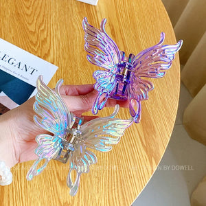Colorful Butterfly Hair Claws Women Hair Clips Geometric Hairpins Barrettes
