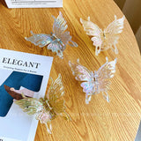 Colorful Butterfly Hair Claws Women Hair Clips Geometric Hairpins Barrettes