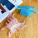 Colorful Butterfly Hair Claws Women Hair Clips Geometric Hairpins Barrettes