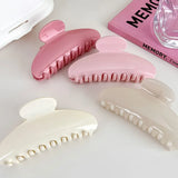 French Solid Temperament Semicircle Large Hair Claw Women Hair Clip